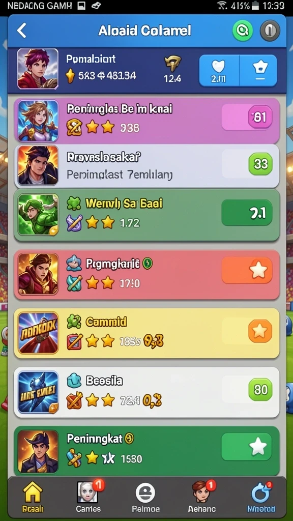 Screenshot menu bonus dan promosi terbaru di 1234BETS.