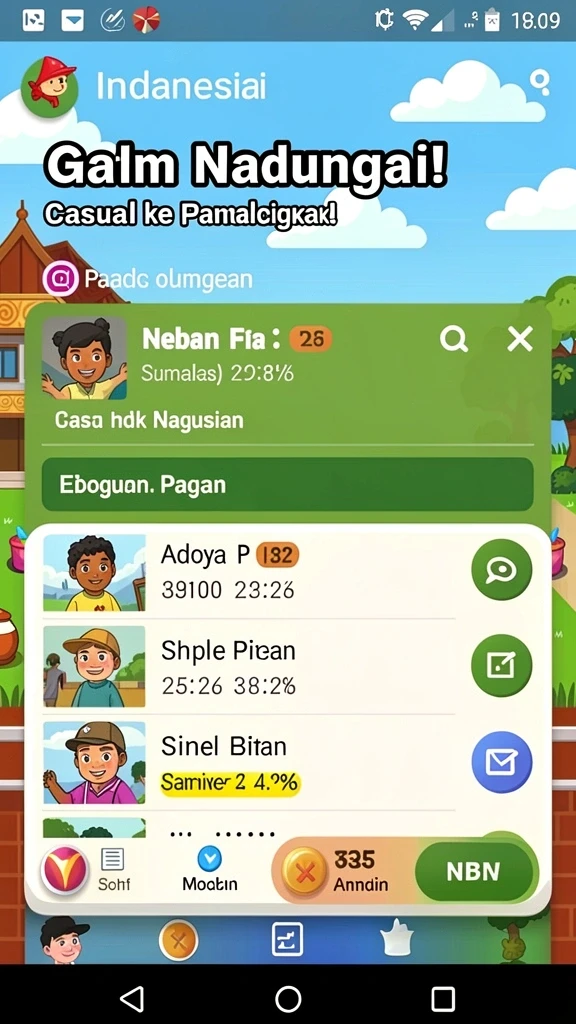 Berbagai pilihan permainan untuk semua kalangan.