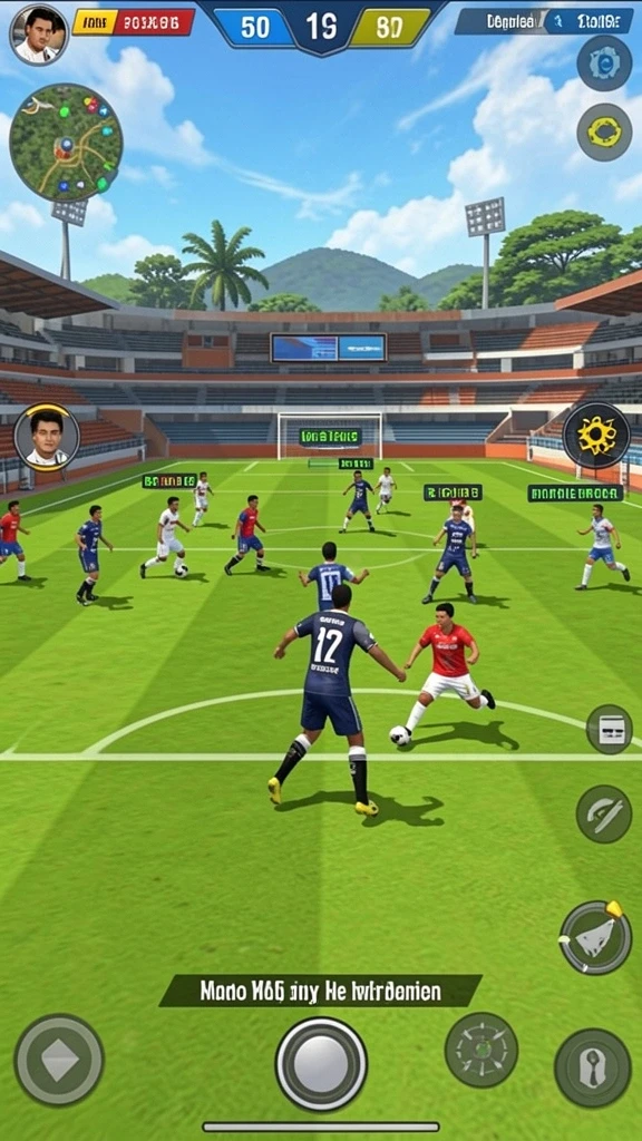 Screenshot 1 menunjukkan tampilan luar biasa dari dalam game.