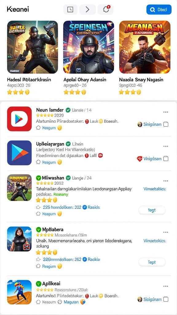 Tangkapan layar menunjukkan karakter utama dalam aksi.