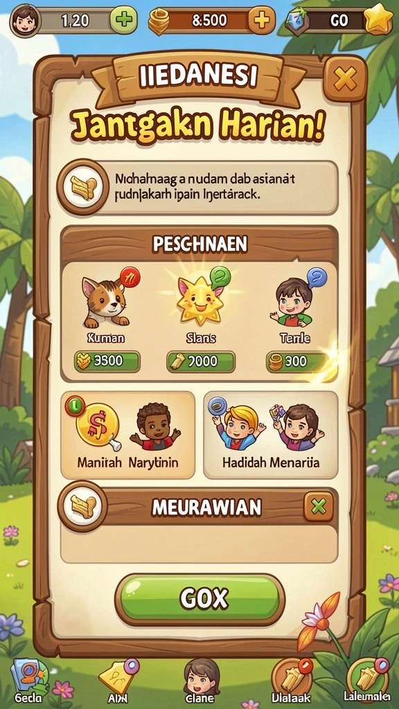 Tangkapan layar dari misi yang menegangkan.