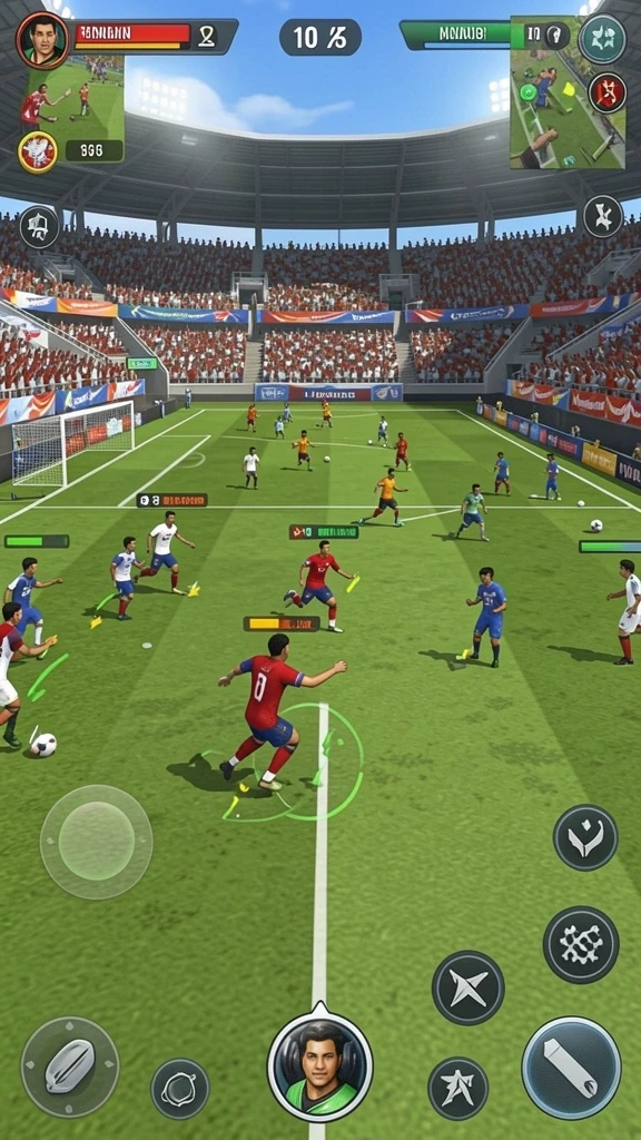 Gameplay seru dengan berbagai karakter untuk dipilih.