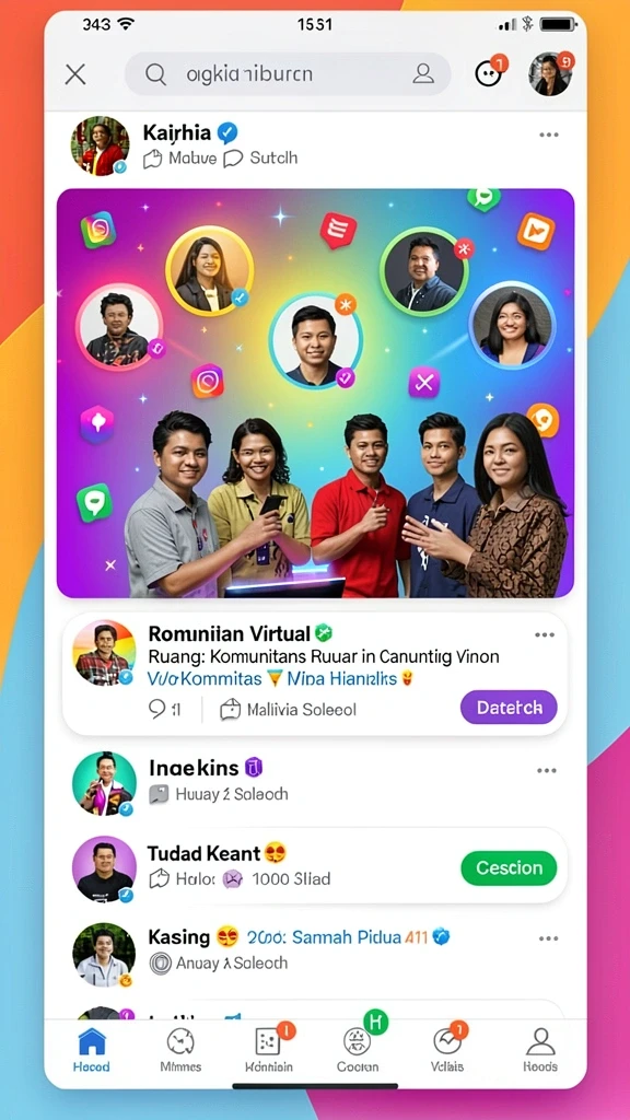 Tampilan antarmuka yang intuitif dan menarik.