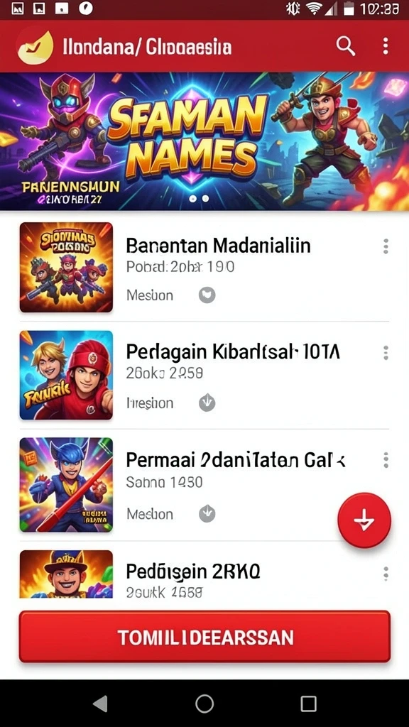 Tampilan antarmuka yang ramah pengguna.