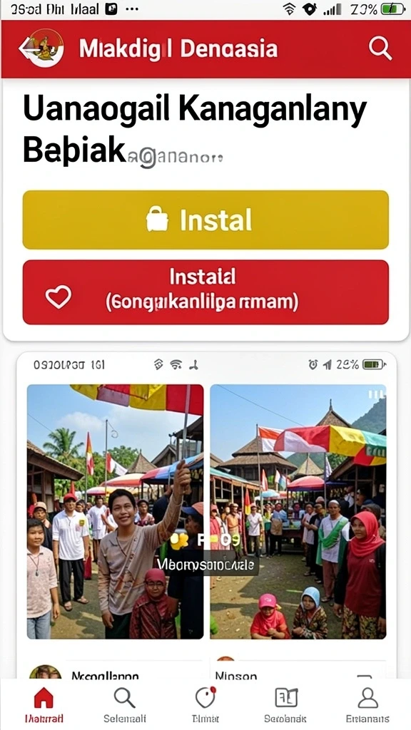 Tampilan antarmuka yang menarik dan mudah digunakan.