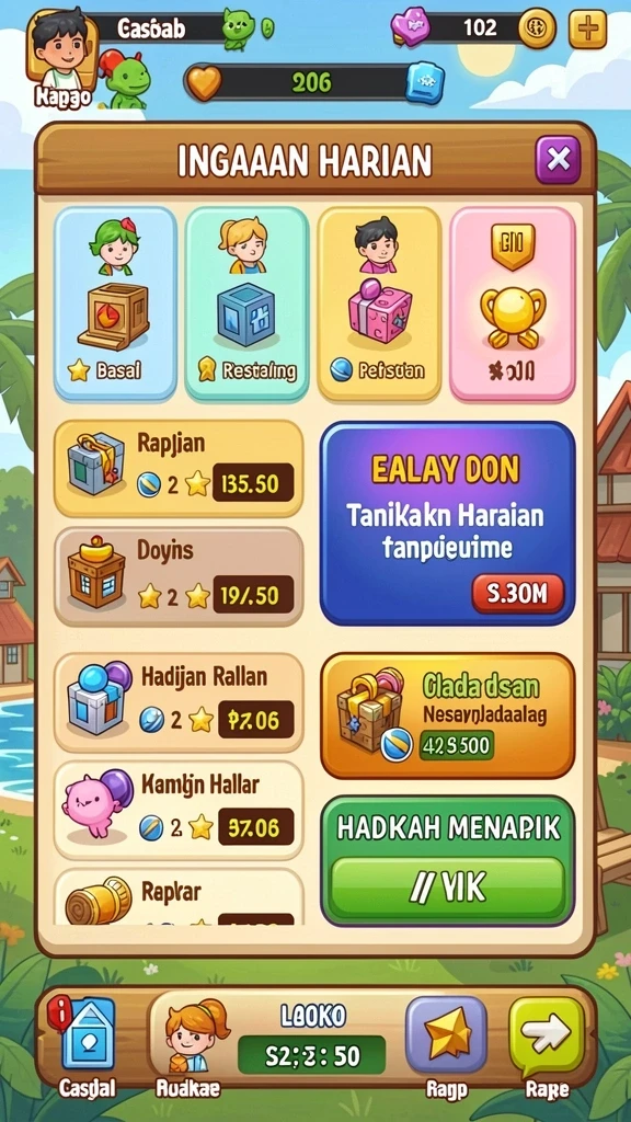 Bonus yang tersedia untuk pengguna baru.