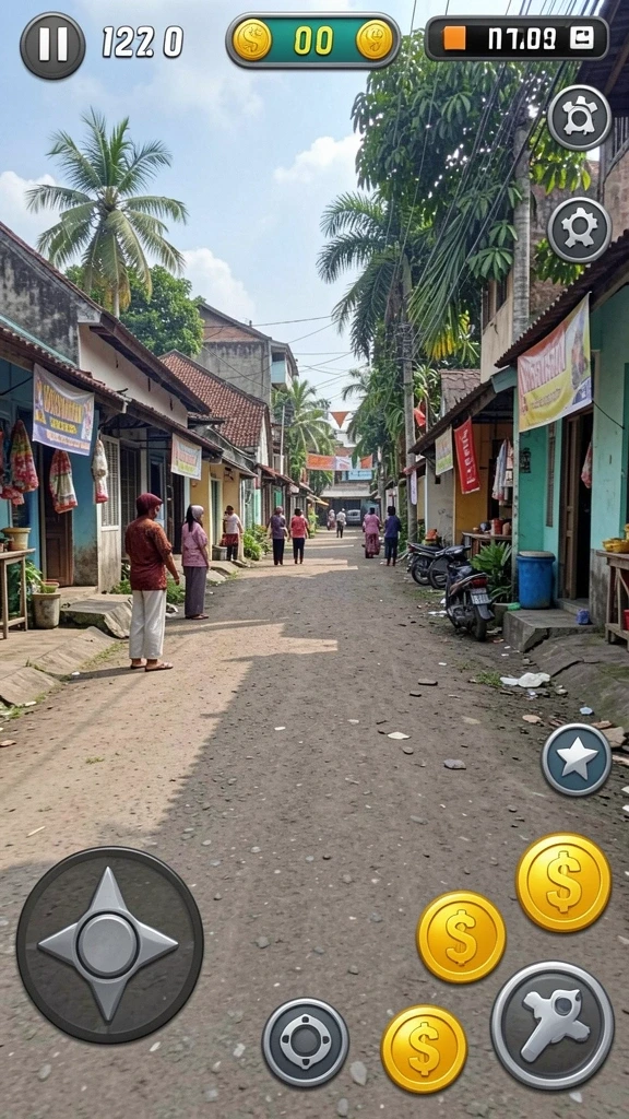 Gambar aksi seru dalam permainan DOUBLE999.