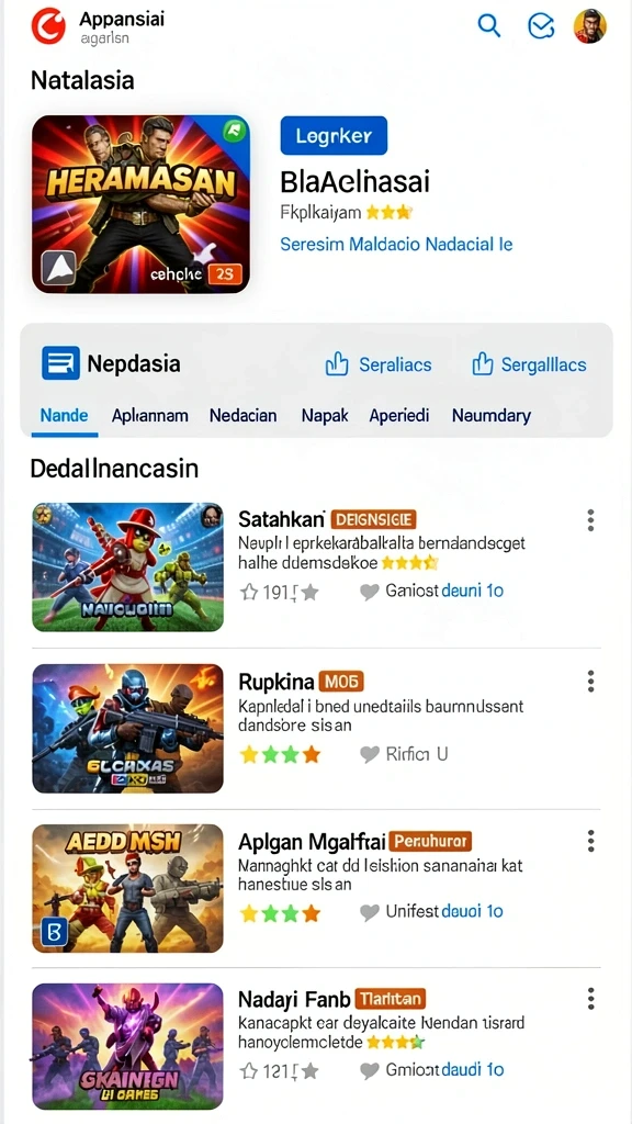 Tangkapan layar penuh aksi dari permainan seru.