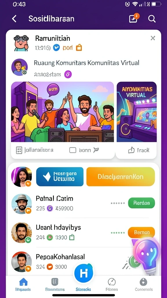 Tampilan antarmuka yang menarik dan mudah digunakan.
