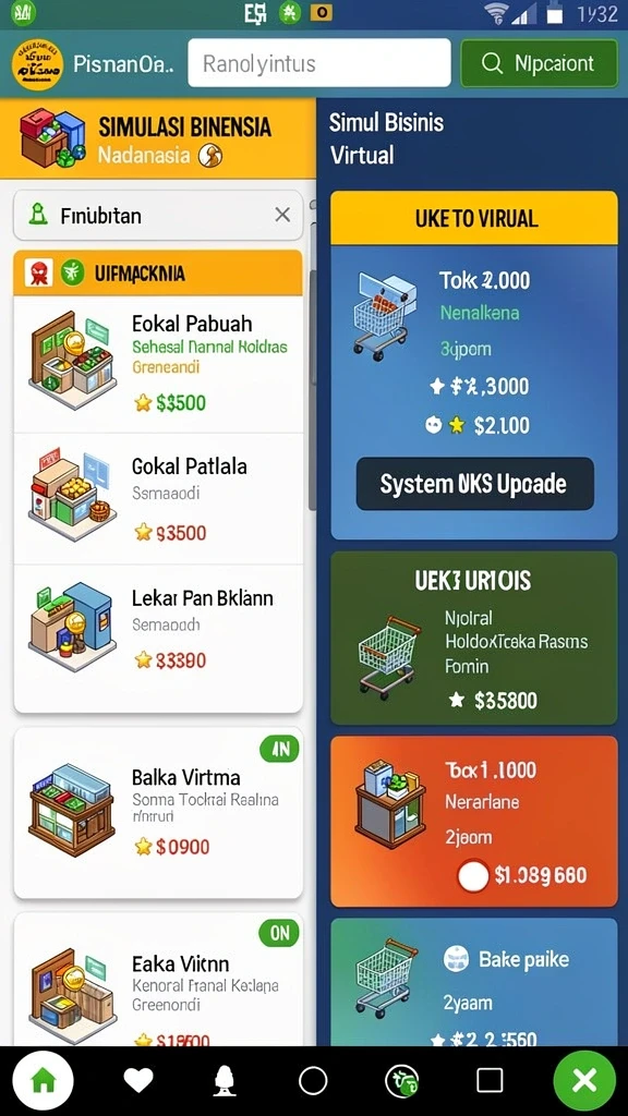Fitur item spesial yang mendukung gameplay.