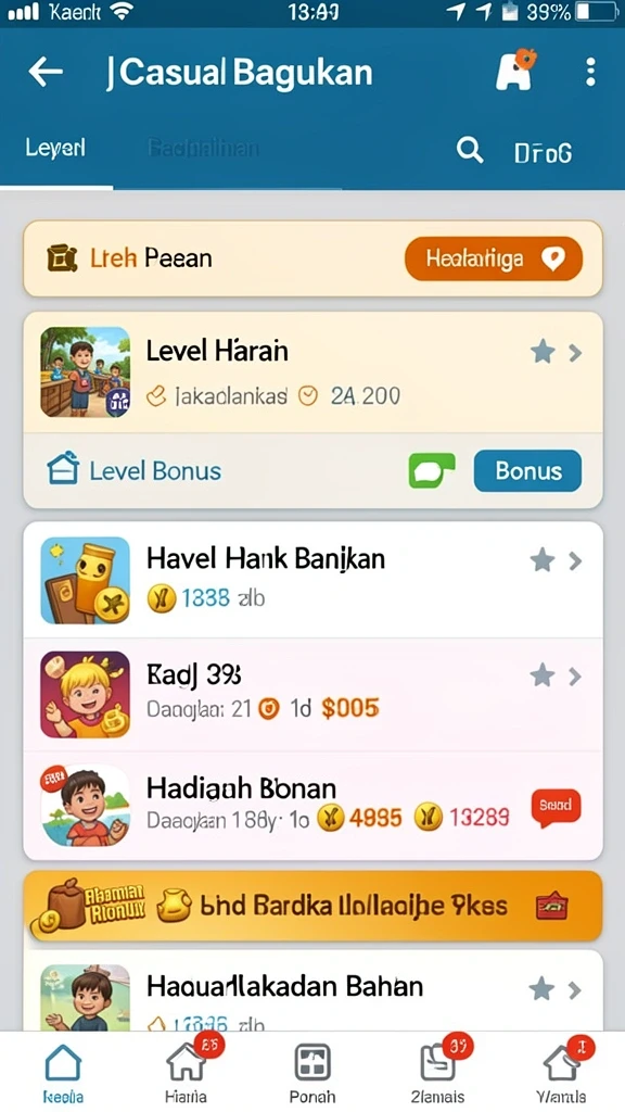 Antarmuka pengguna yang intuitif dan menarik.