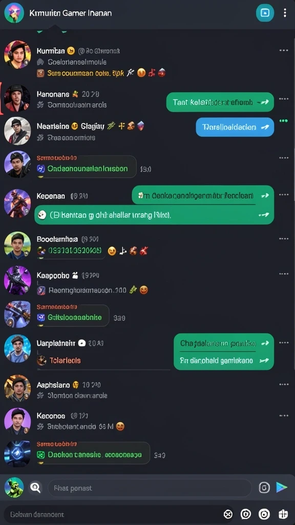Halaman interaksi pengguna yang menarik dan mudah dipahami.