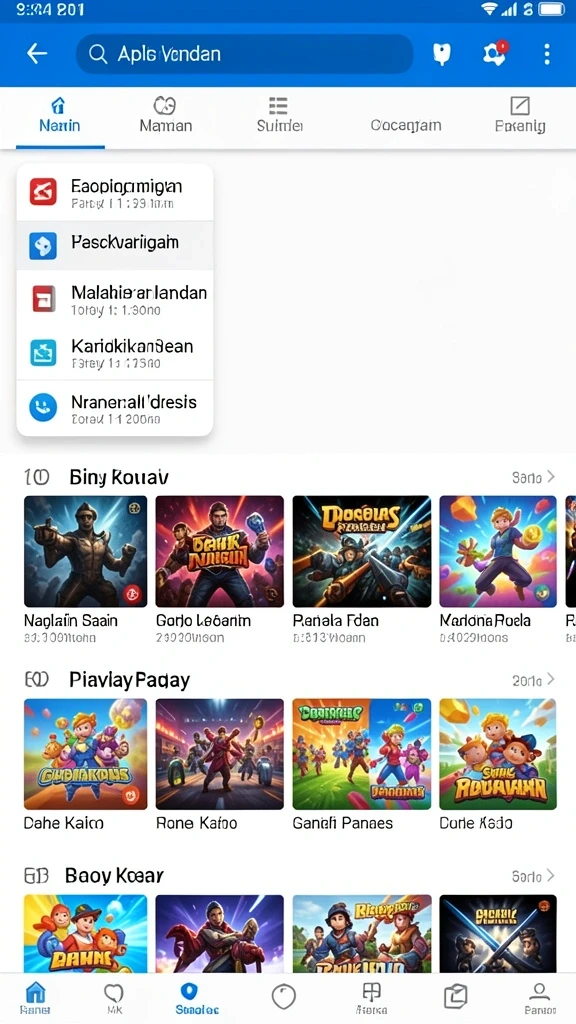 Pertempuran epik melawan karakter musuh.