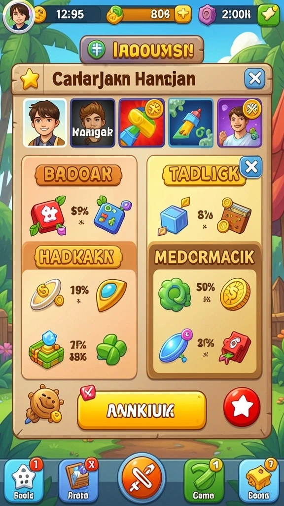 Level yang menantang dan seru.