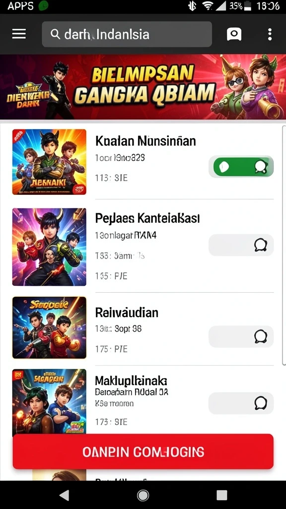 Aksi seru dalam permainan multiplayer.