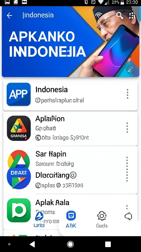 Tampilan antarmuka MAMEN123 yang intuitif.