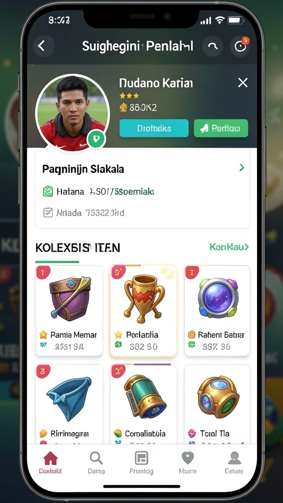 Tampilan antarmuka yang intuitif dan menarik.