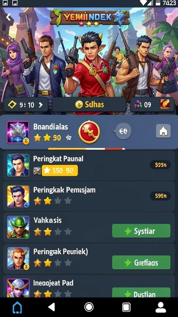 Antarmuka pengguna yang sederhana dan menarik.