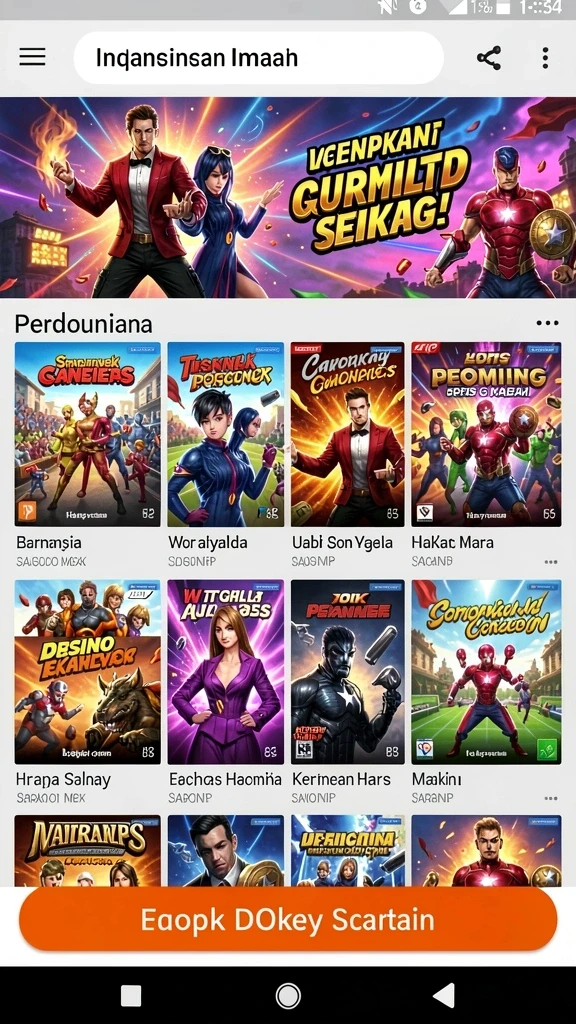 Screenshot menunjukkan pemandangan indah dunia ODDIGO.