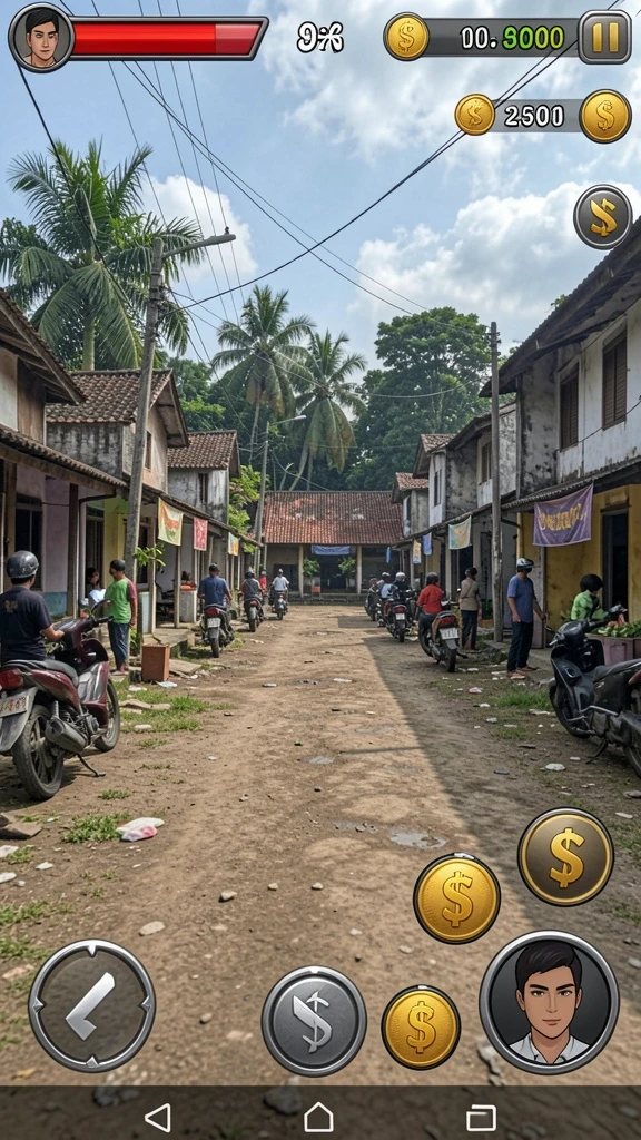Tampilan menarik dari layar utama PADI777.