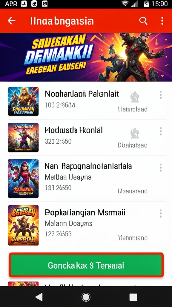 Screenshot menampilkan karakter utama dengan grafis yang memukau.