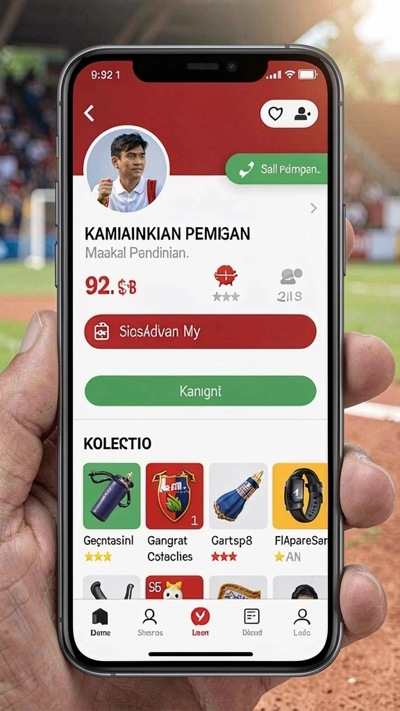 Menampilkan karakter utama dalam misi petualangan.