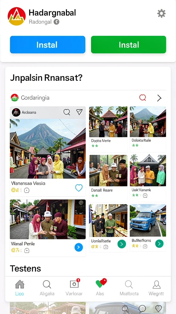 Tampilan antarmuka pengguna yang ramah dan intuitif.