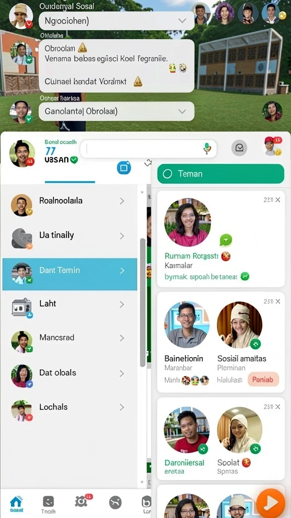 Mode permainan yang seru dan beragam.
