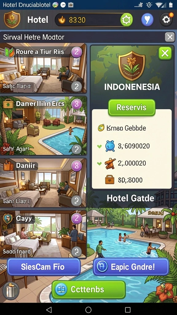 Pemandangan dunia yang luas untuk dijelajahi.