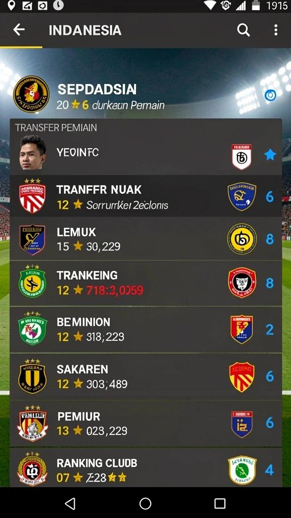 Berbagai karakter unik yang dapat dipilih.