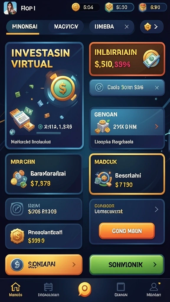 Tampilan utama aplikasi SARANG777 yang menarik.