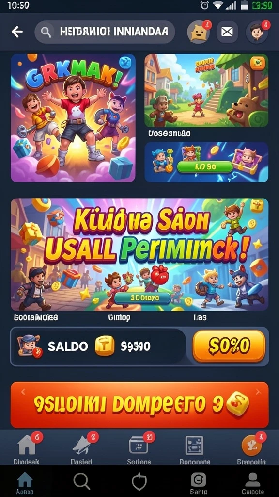 Fitur multiplayer yang memungkinkan kompetisi seru.