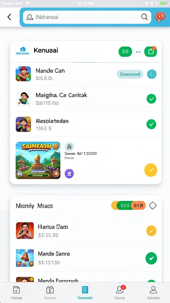 Tampilan awal aplikasi SIKAT88 yang menarik.