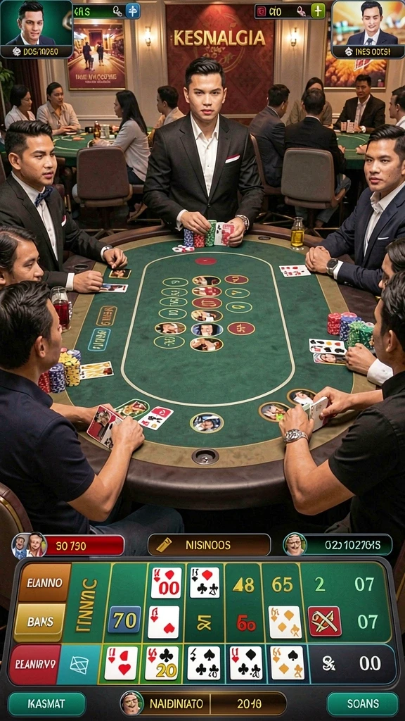Gambar kedua menampilkan karakter yang siap beraksi.
