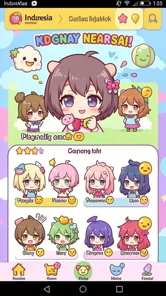 Screenshot menampilkan antarmuka pengguna yang menarik.