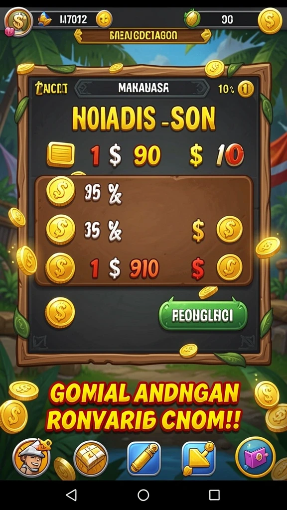 Screenshot fitur bonus menarik di dalam permainan.