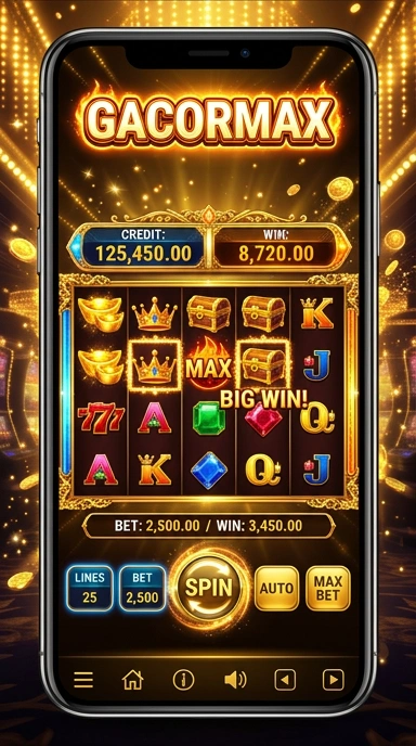 gacormax — layar beranda